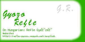 gyozo refle business card